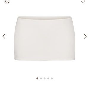 Skims Bridal Silk Mini Skirt NWT